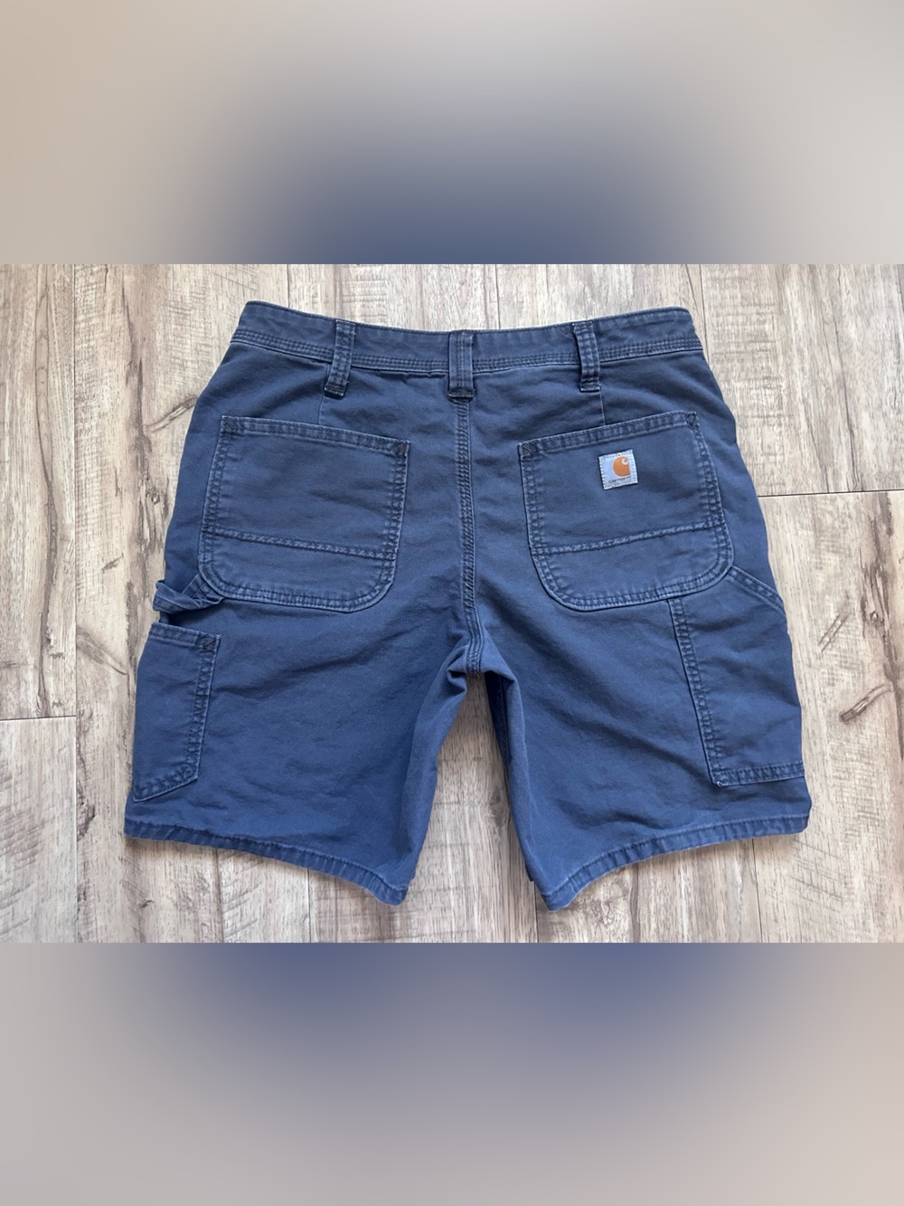 Carhartt Women’s Navy Utility Cargo Shorts casual carpenter outdoorsy workwear
